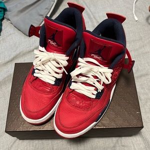 FIBA retros 4’s good condition no box